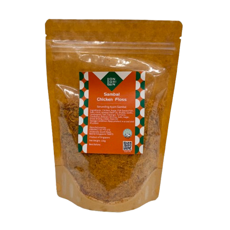 Sambal Chicken Floss 130g (Packet)